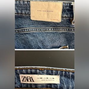 Bundle for @closetmell 2 pairs of Zara jeans. Size 32 and size 34